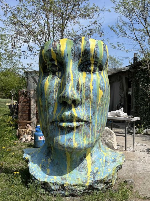 Monumentalna 215 cm    Rzeźba Ogrodowa Persona I,   Donica
