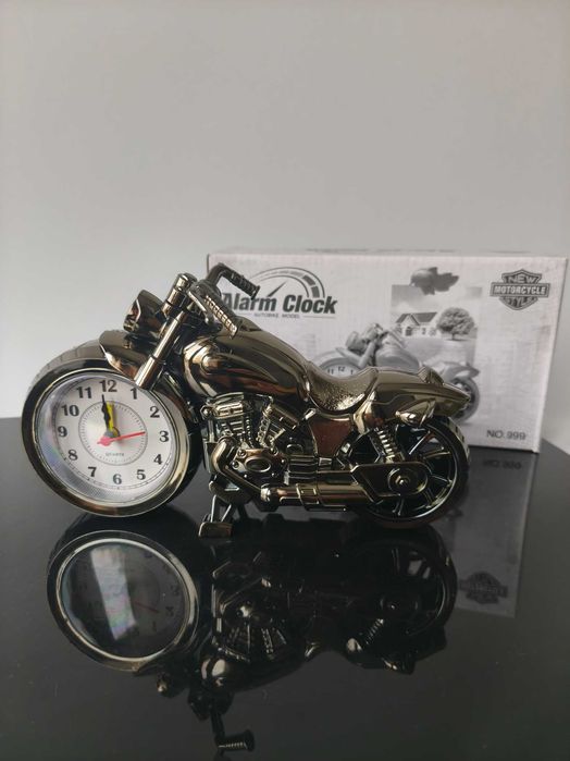 Zegar budzik dekoracja motocykl chopper nowy motor