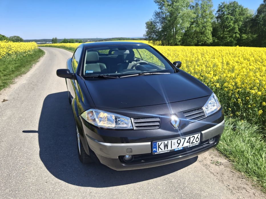 Renault Megane II Cabrio 2.0 16V LPG | Automat | Luxe Privilege | Dach Karmann | 2004 | Bezterminowy wjazd do SCT Kraków