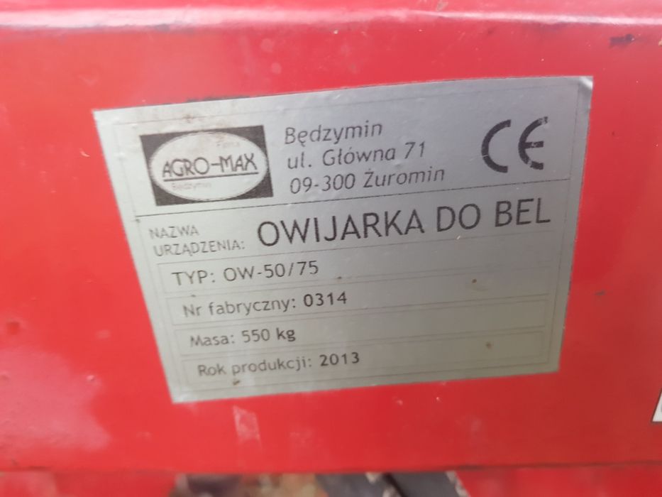 owijarka do bel balów sianokiszonki