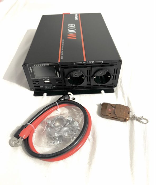 Inversor 24v 6000w c/ comando