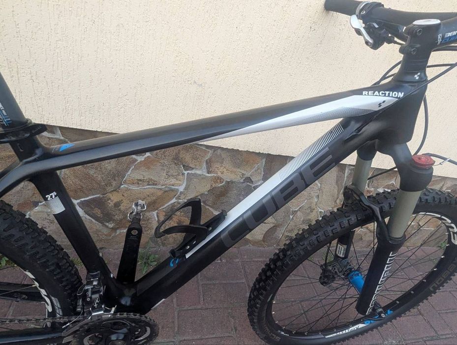 Карбоновий велосипед Cube Reaction GTC 27.5 (M) | Shimano XT | Manitou