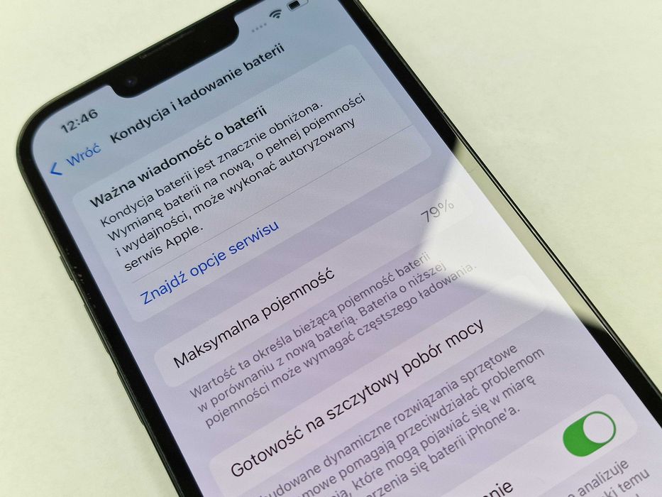 Iphone 13 128GB/ Midnight/ Bat 79%/ Grade A-/ Gwarancja + ładowarka
