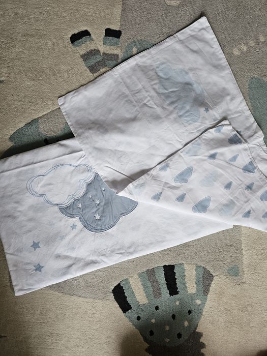 Lençol forma capa de Edredão + Fronha Almofada NOVOS La Redoute