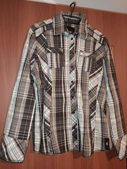 Bawełna bluzka koszulowa damska rozmiar XL