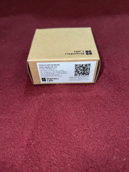 Bambu Lab hotend hardened steel 0.6 FAH005 X1 P1S P1P dysza