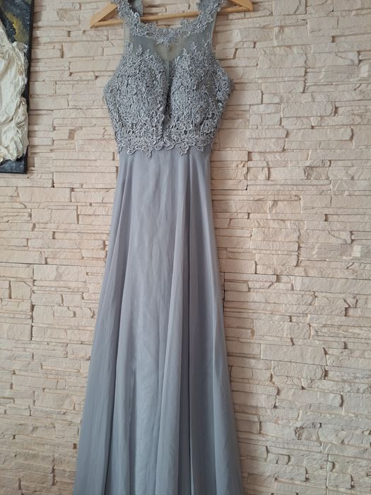 Suknia balowa studniówka z cekinami