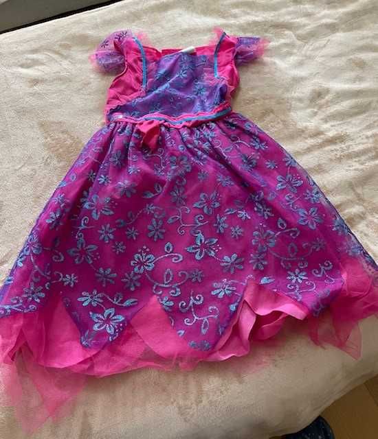 Fato fantasia Borboleta com asas e glitter