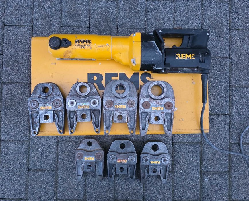 Zaciskarka prasa do rur Rems Power Press SE do ALU PEXa TH16 do miedzi