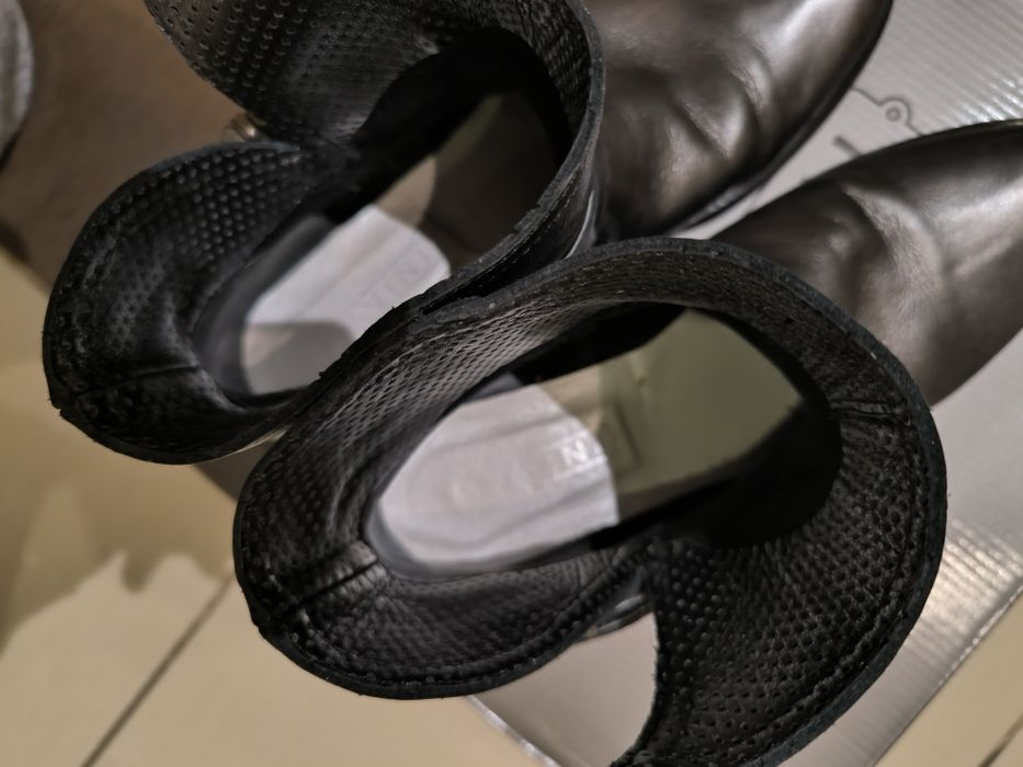 Buty botki kozaczki Ravini, pełna skóra, r 38