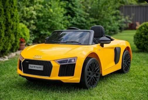 NOWE Auto Na Akumulator Dla Dzieci Sportowe Pilot EVA LED MP3 Bluetooth Wolny Start 4 Kolory Czarny Zółty Czerwony Biały Prezent