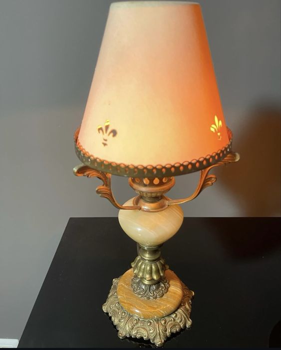 Лампа онікс лампа вінтажна