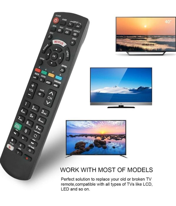 Zastępczy Pilot do TV Panasonic