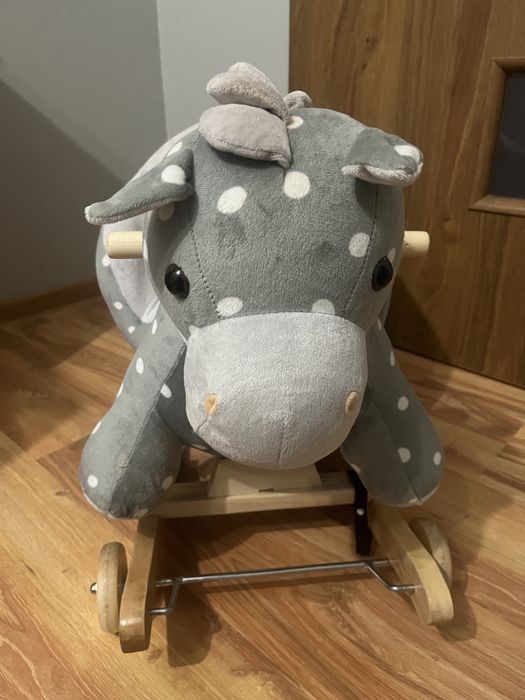 Koń na biegunach 2w1 jeździk Kinderkrafy