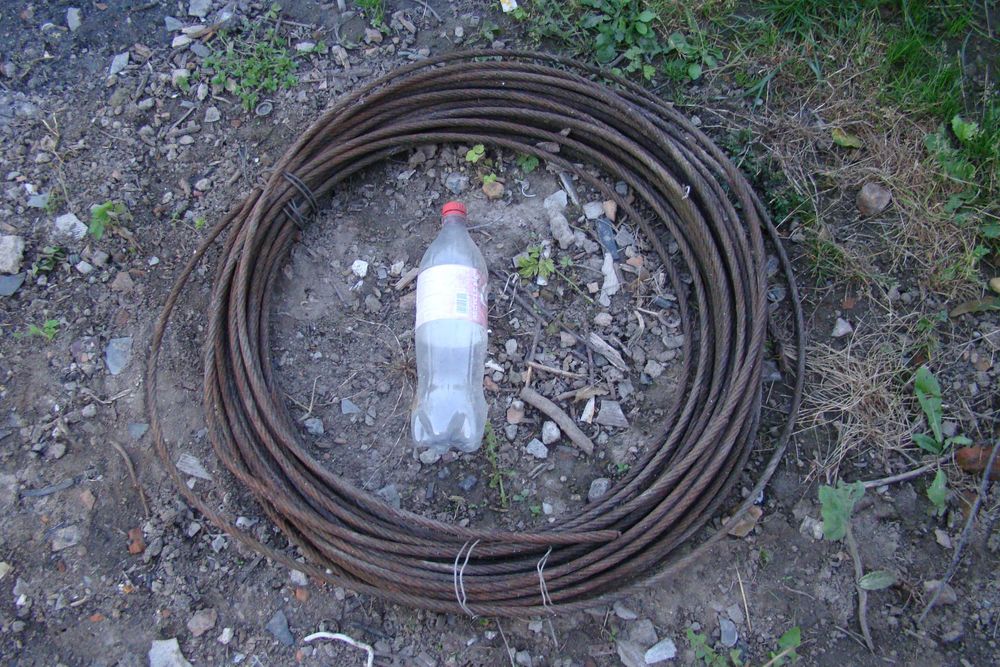 Трос стальний 10мм 60м