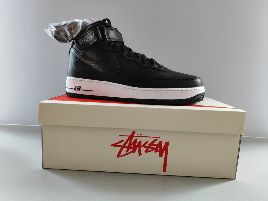 【2足セット】STÜSSY / NIKE AIR FORCE 1 LOW Stüssy × Nike】Air Force 1 Low “Black” & “Fossil Stone”が