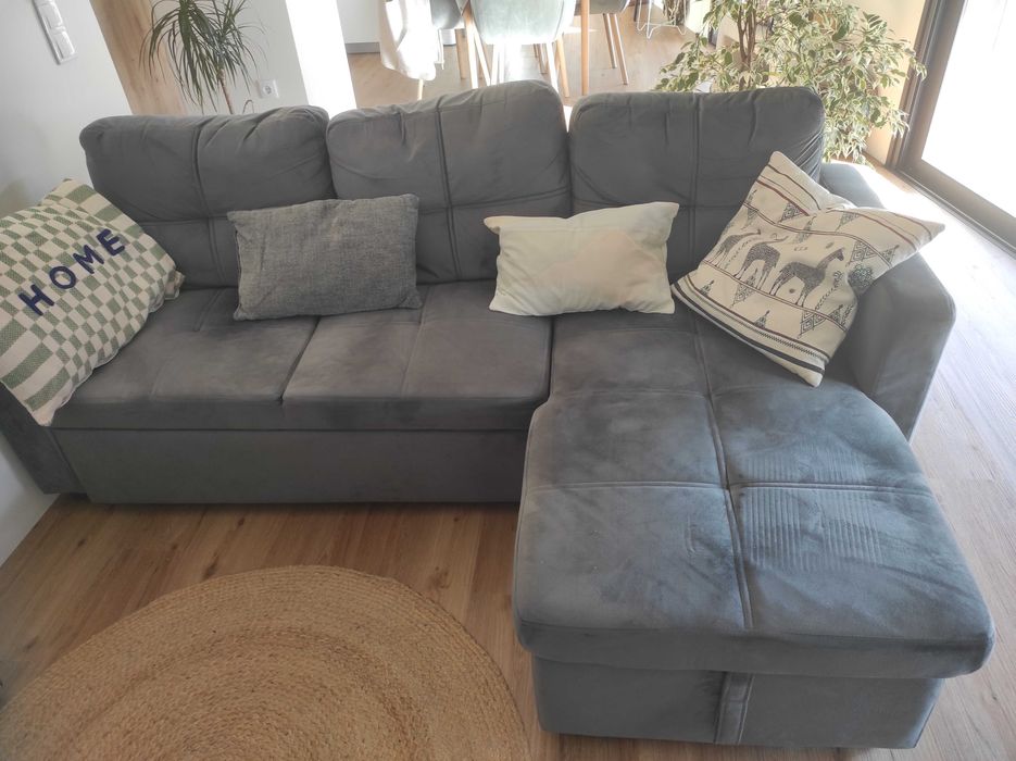 Sofa cama e chaise longue