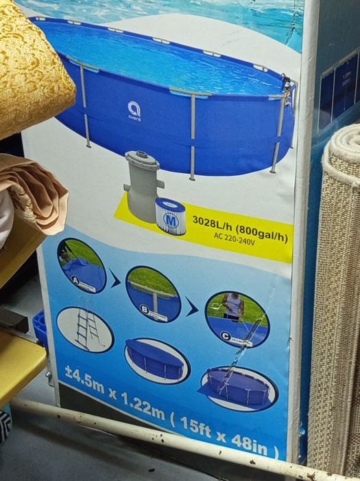 Piscina 4,5x1.22