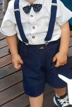 Camisa + calção de cerimónia 24 meses