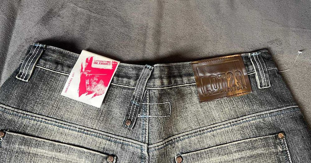 Spodnie LOT29 z USA luźne spodnie skate 34 haftowane