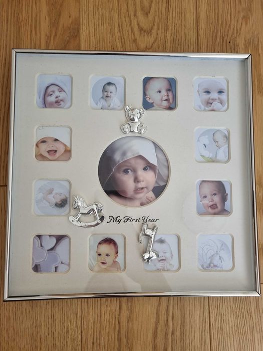 NOWA Ramka na zdjęcia dla noworodka 30 x 30 cm
