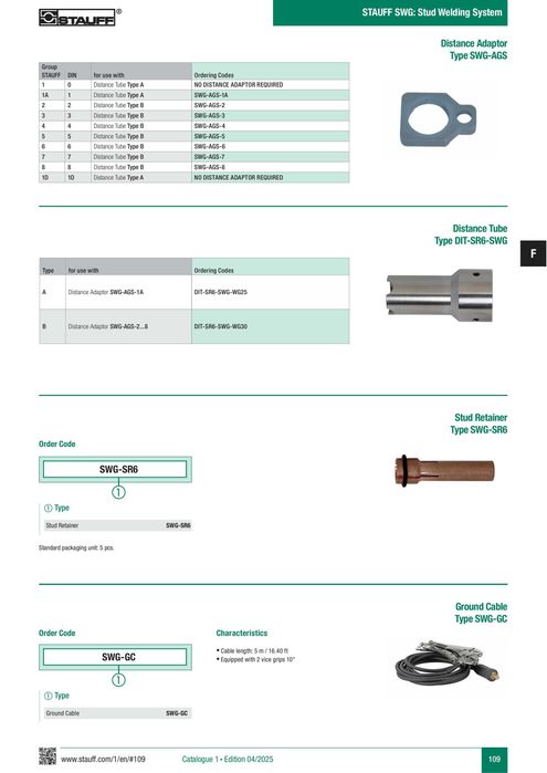 System zgrzewania kołków STAUFF SWG-W106