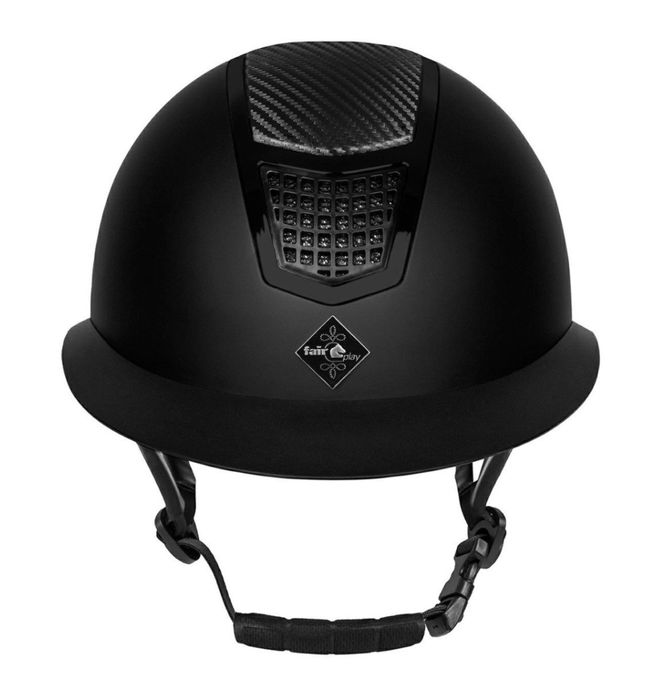 Kask fair play quantinum carbon z szerokim daszkiem