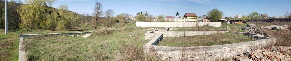 Ділянка з фундаментом під огорожу та будинок, 9,6 сот, Богунія