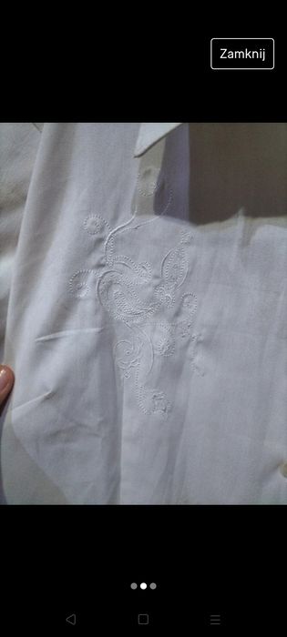 Koszula damska biała XL krótki rękaw