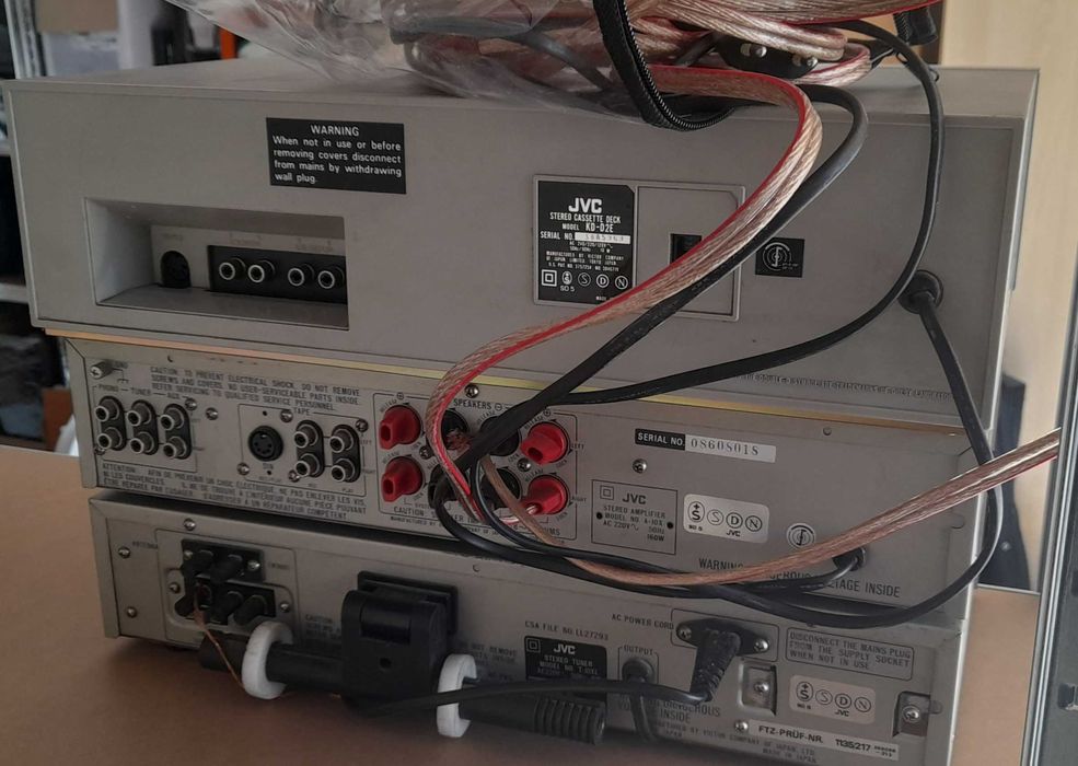 Wieża stereo JVC stara