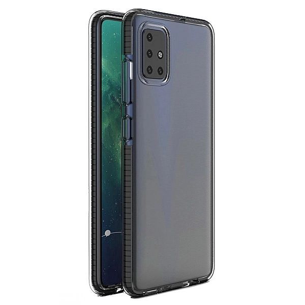 Żelowe etui z kolorową ramką Spring Case do Xiaomi Redmi Note 9 Pro /