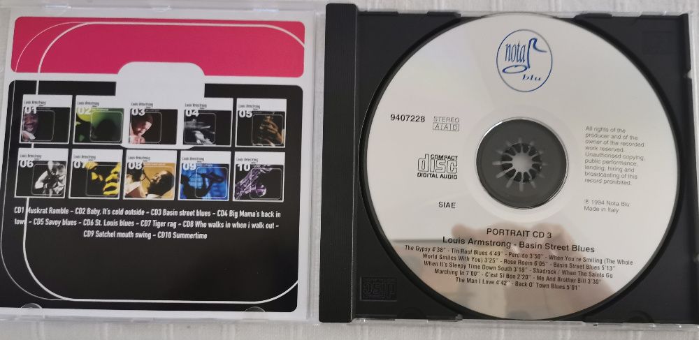 CD - Louis Armstrong - Portrait - Basin Street Blues