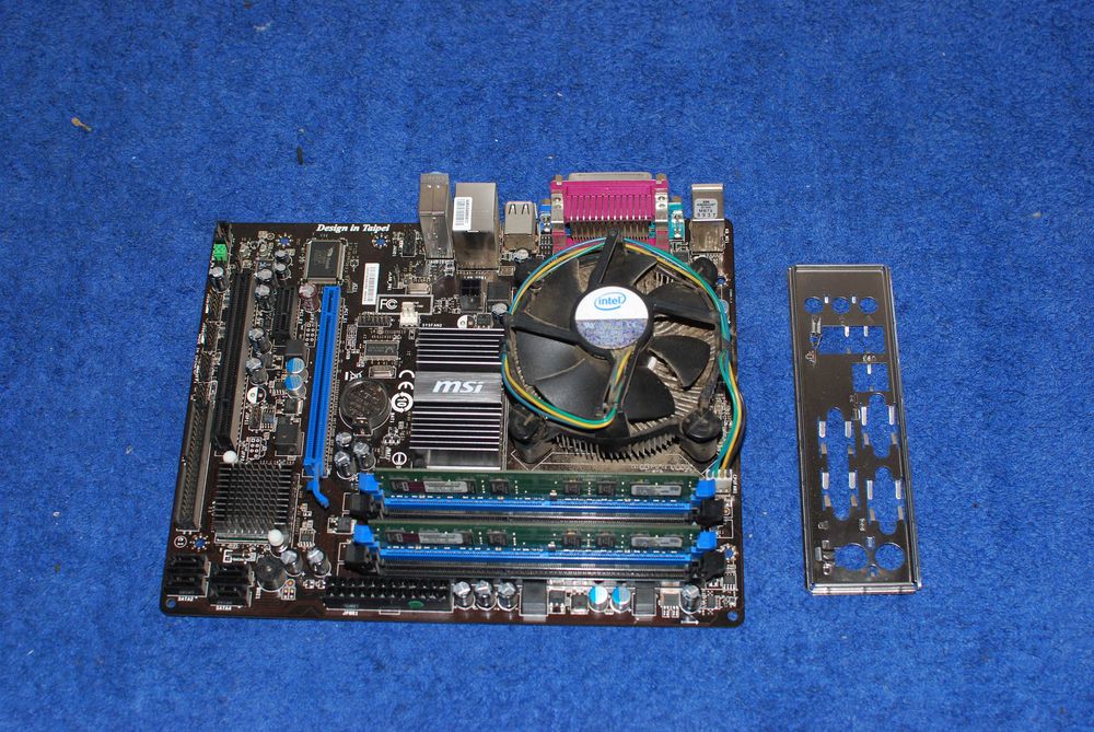 Płyta główna MSI G41M-P33 Combo gniazdo 775 DDR2/DDR3 z procem i RAM