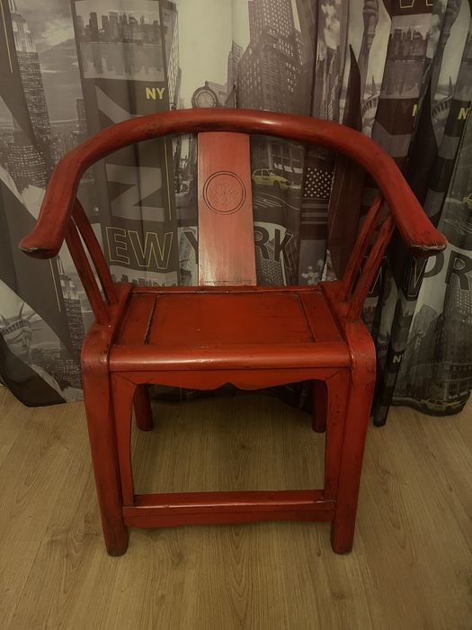 Cadeirão vermelho grande VINTAGE