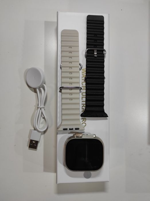 Smartwatch ultra pro com 2 pulseiras (várias cores disponíveis)