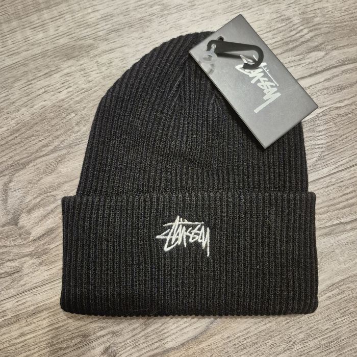 Шапка чоловіча stussy чорна стусі