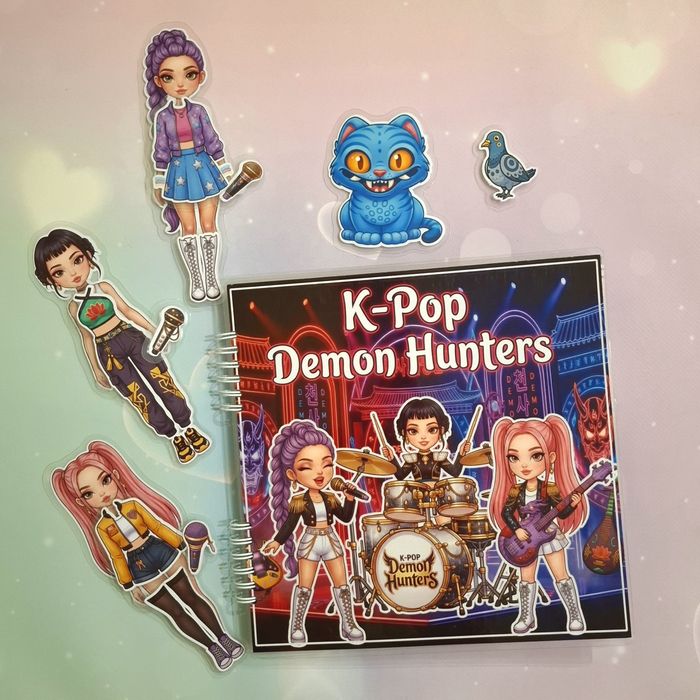 Альбом на липучках “K-pop Demon Hunters”