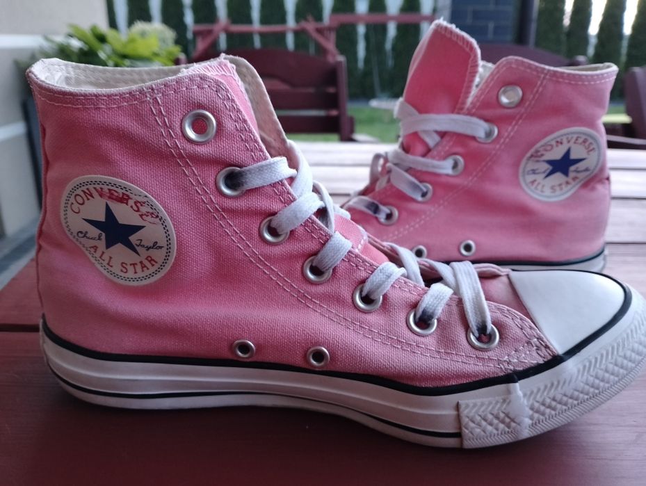Trampki Converse 37,5 malinowe, różowe