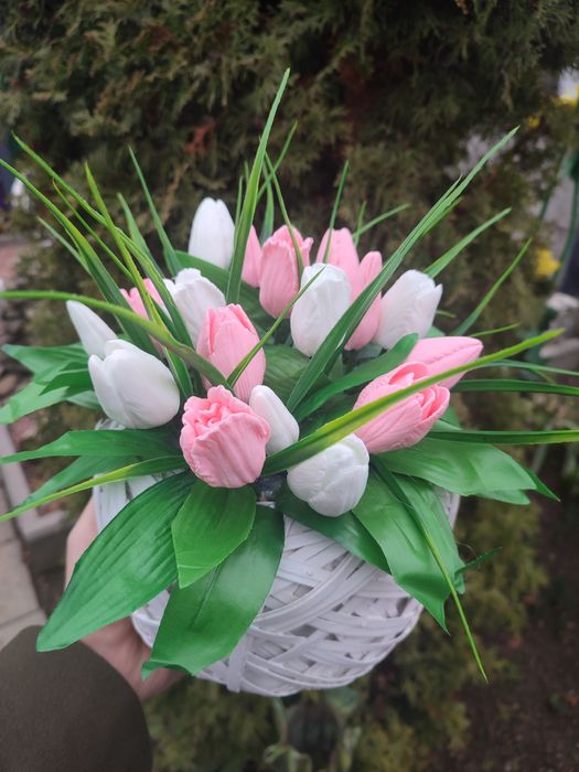 Букети з мила.Всі ручної роботи.