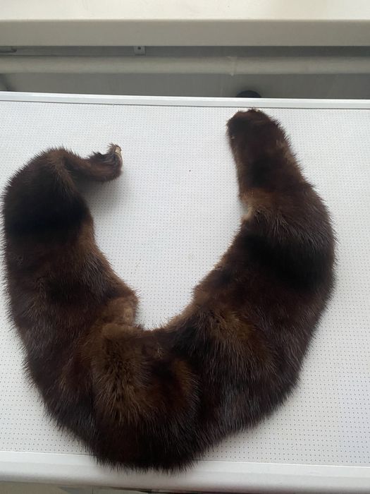 Воротник из меха норки