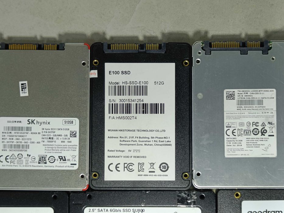 SSD диск ССД 512GB 90-97% здоровя! Hynix Micron ADATA надійний та якісний ССД!