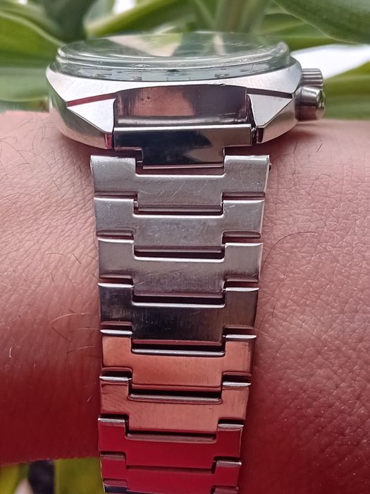 Часы хронограф Полет "Штурманские"  нержавеющей стали с браслетом СССР