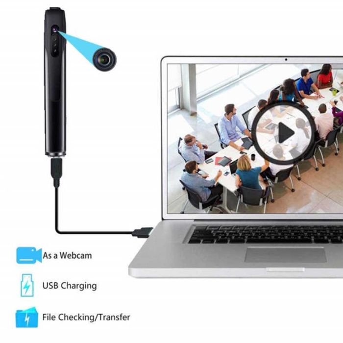 Mini szpiegowska kamera wideo DŁUGOPIS cyfrowy dyktafon zdjęcia