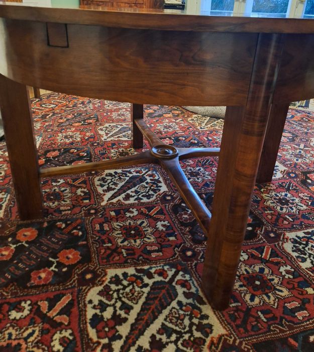 Stół art deco duży + 8 krzeseł