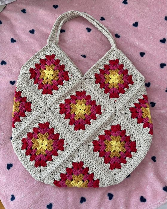 Torba szydełkowa na ramię