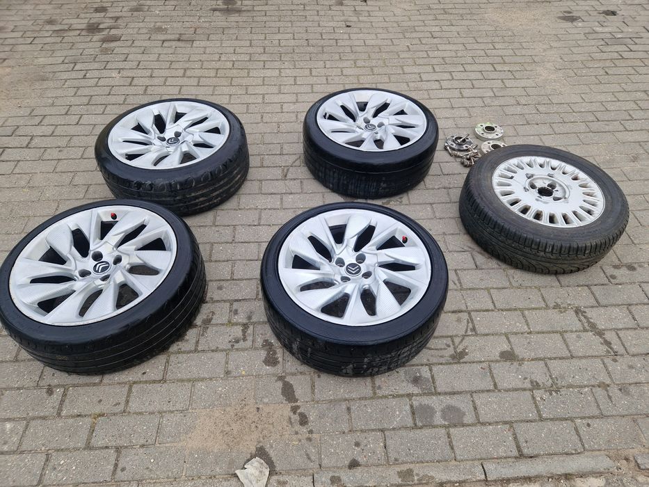 Koła 4x108 19+dystanse i śruby(citroen peugeot ds)