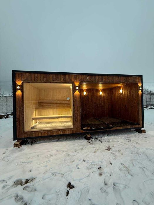 Банний комплекс. Баня з чаном на дровах. Спа комплекс. Джакузі. Офуро