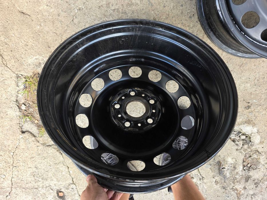 Oryginalne felgi stalowe VW AG 16" 5x112 ET 46 Golf Audi A3 Seat Leon Skoda Octavia