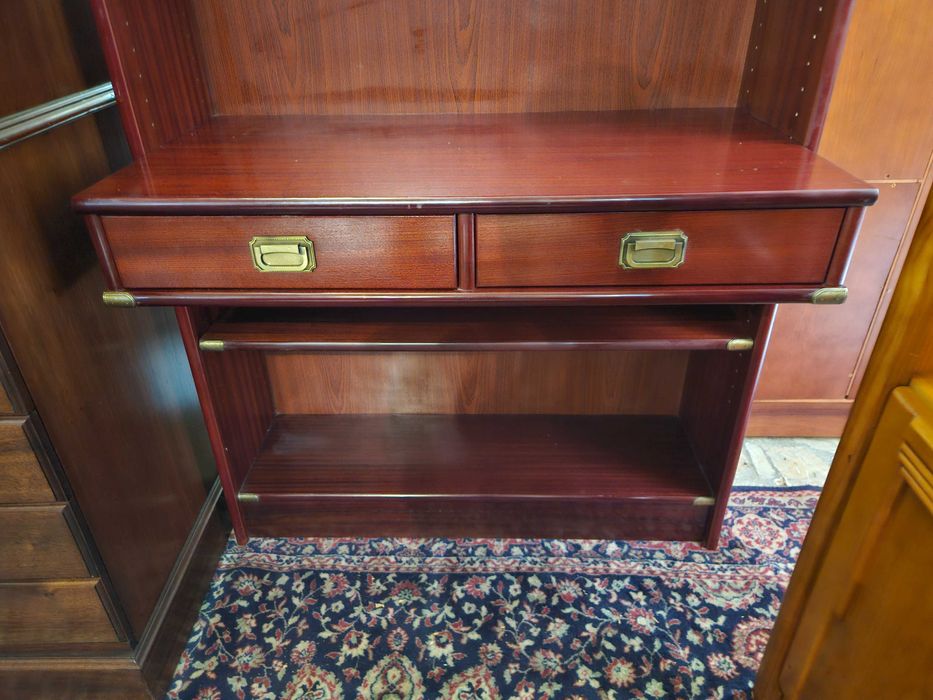 Secretária / Estante em madeira - óptimo estado geral