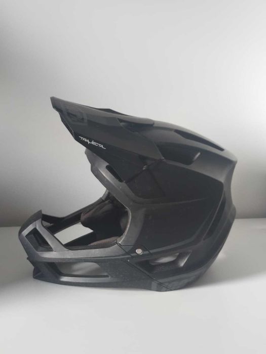 Kask 100% trajecta czarny + gogle 100% rozmiar s fullface mtb dh enduro